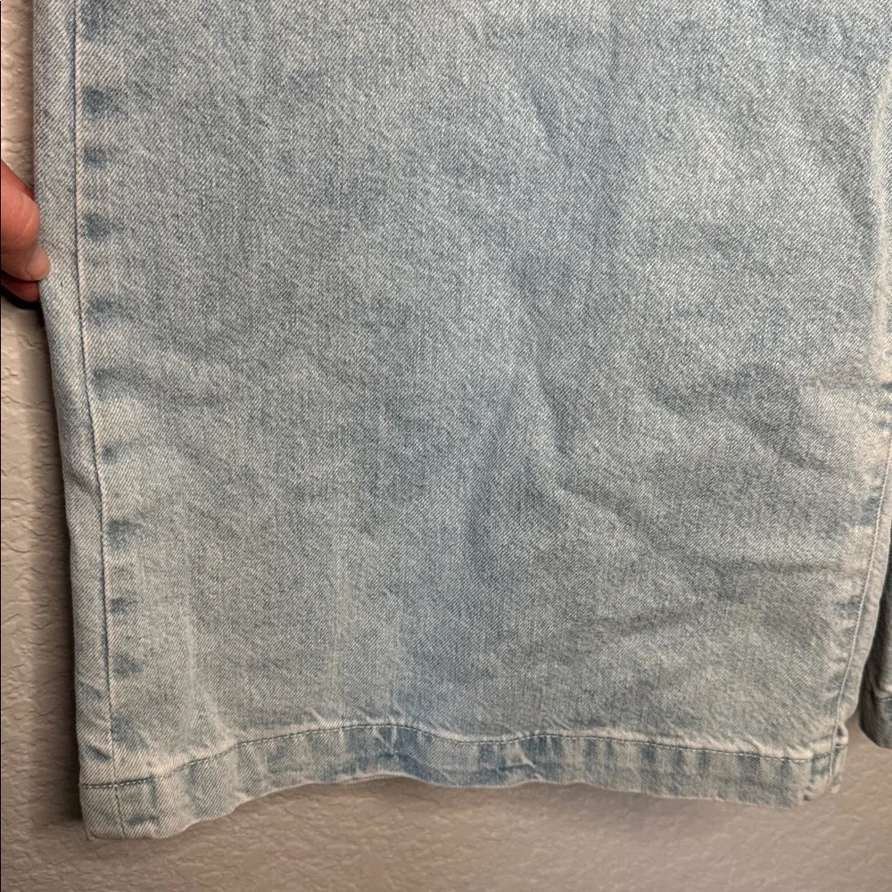 NWT AG Stella Low Slung Palazzo Jeans Light Wash Wide Leg 32 - Picture 4 of 8
